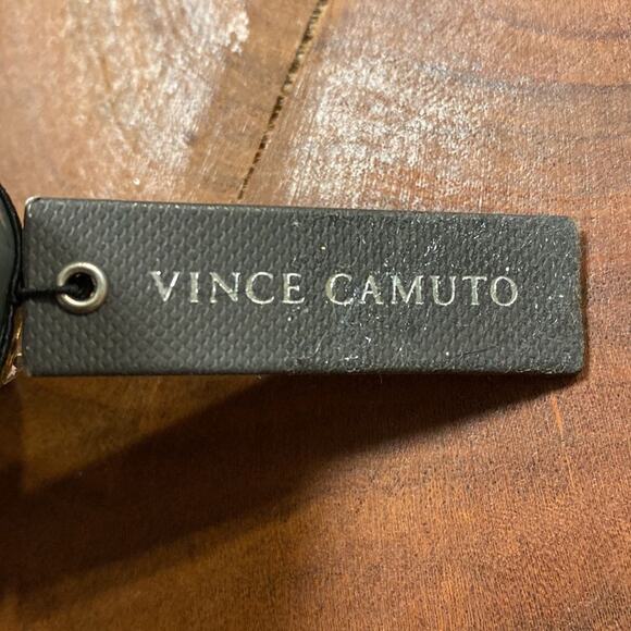 VINCE Camuto Brick Red and black Resin Bangle Bracelet with crystal inset accent - Picture 4 of 6